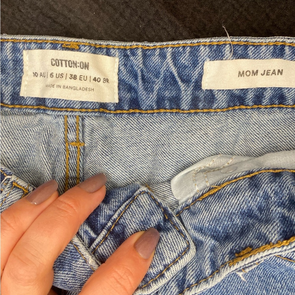 Cotton on mom jean